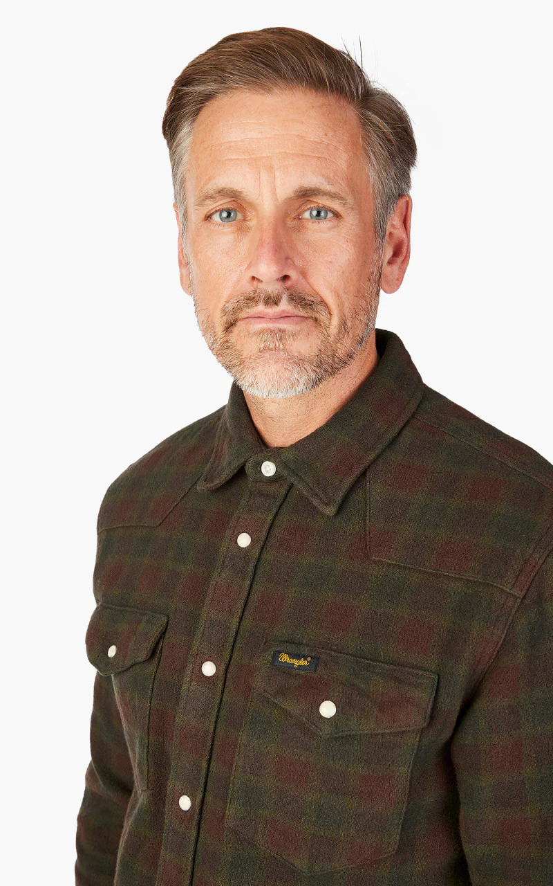 Wrangler L/S Western Shirt Dahlia - Image 5