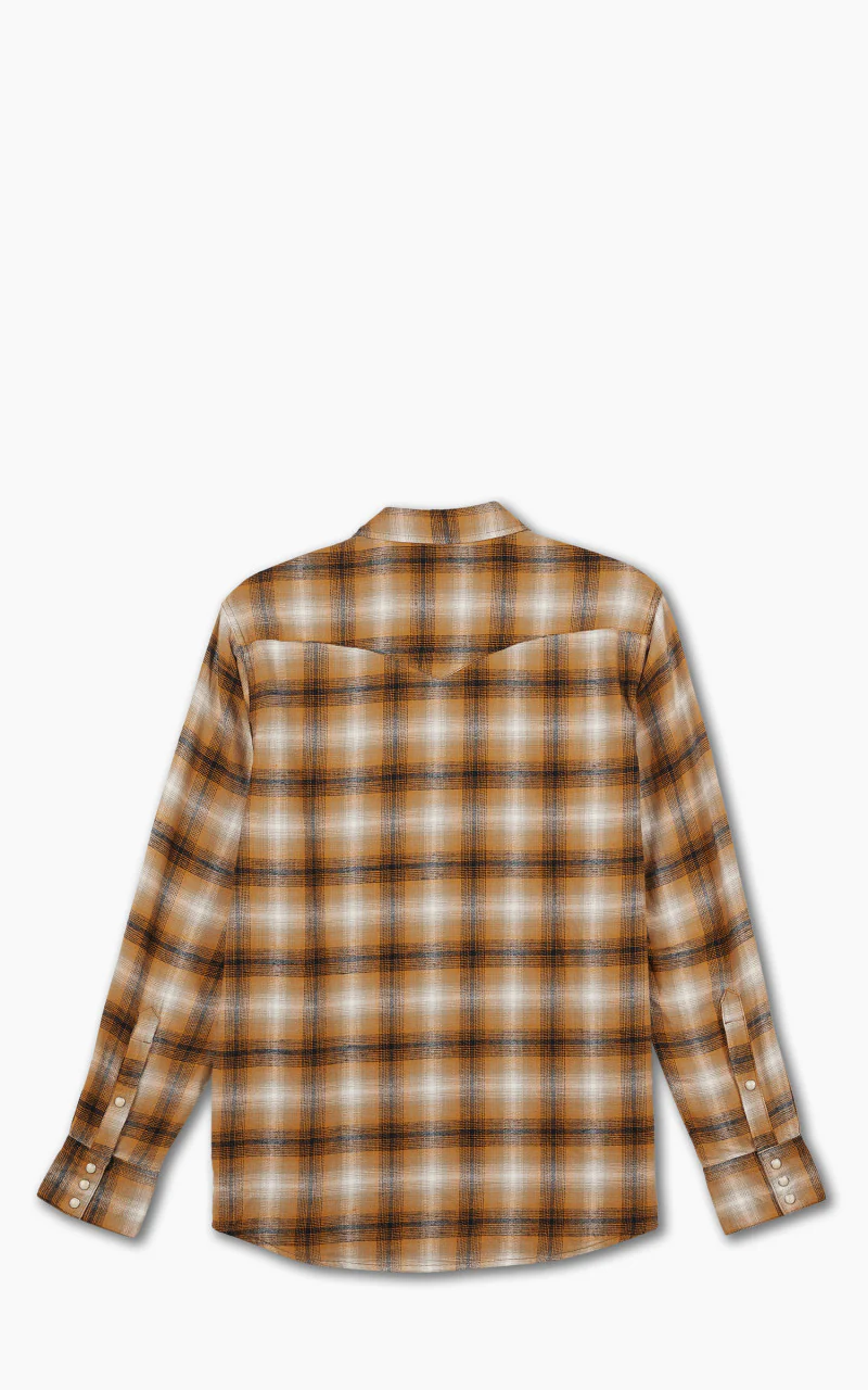 Wrangler L/S Western Shirt Golden Oak - Image 3
