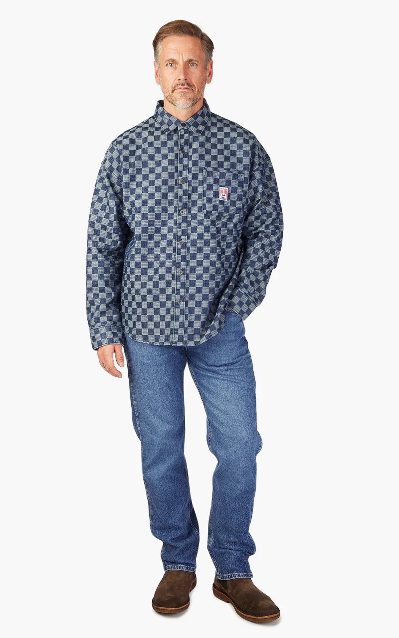 Wrangler Overshirt Dark Indigo - Image 2