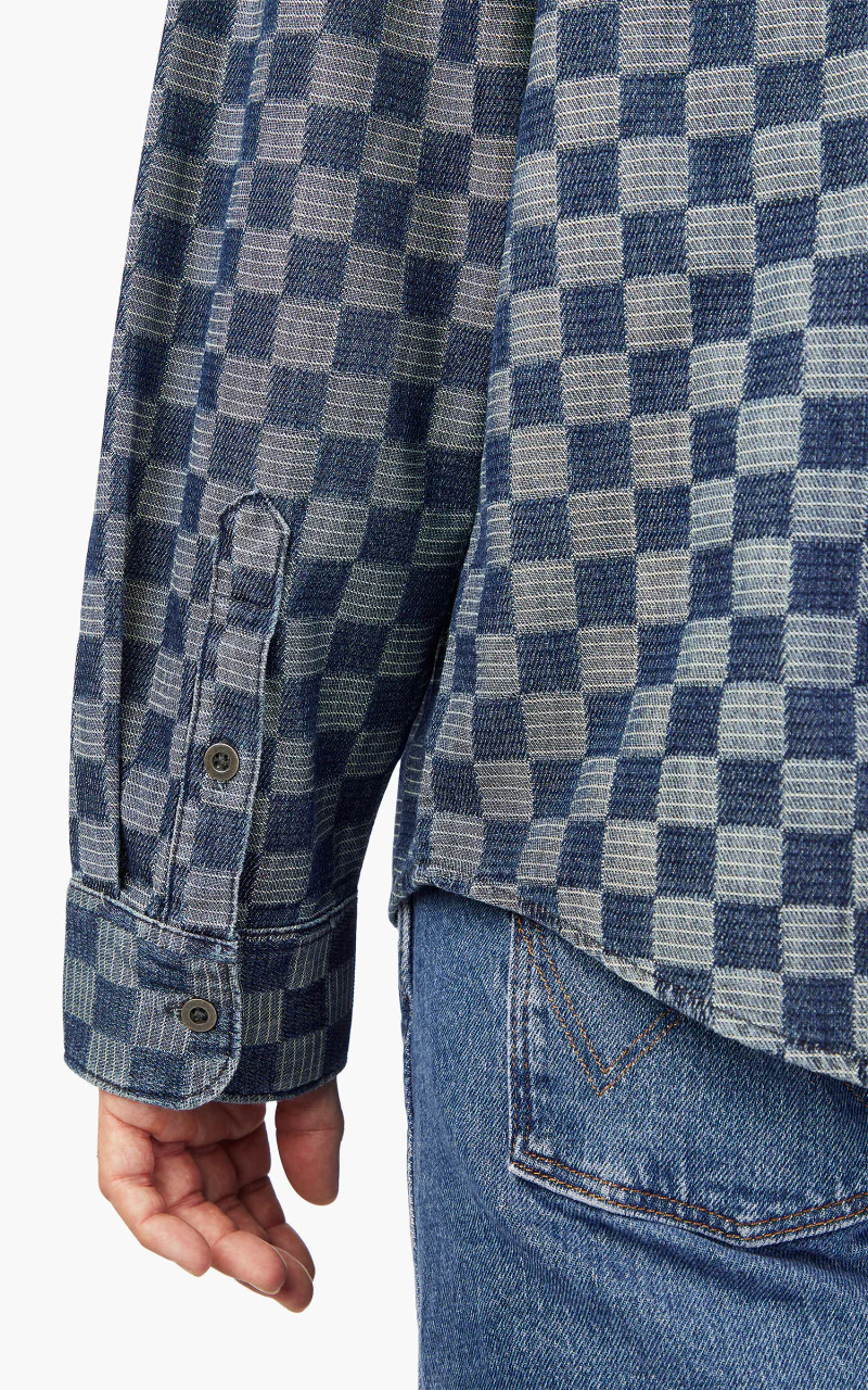 Wrangler Overshirt Dark Indigo - Image 6