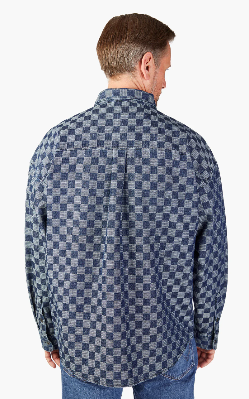 Wrangler Overshirt Dark Indigo - Image 7
