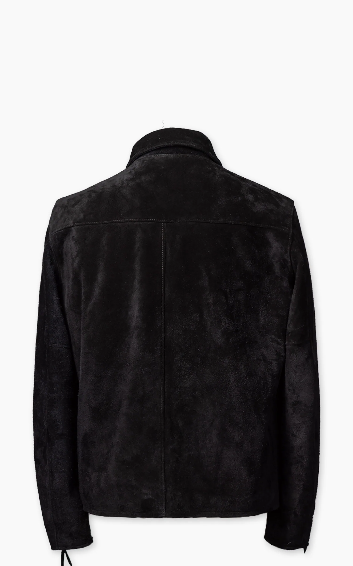 Y'2 Leather TR-65 Steer Roughout Single Riders Jacket Black - Image 11