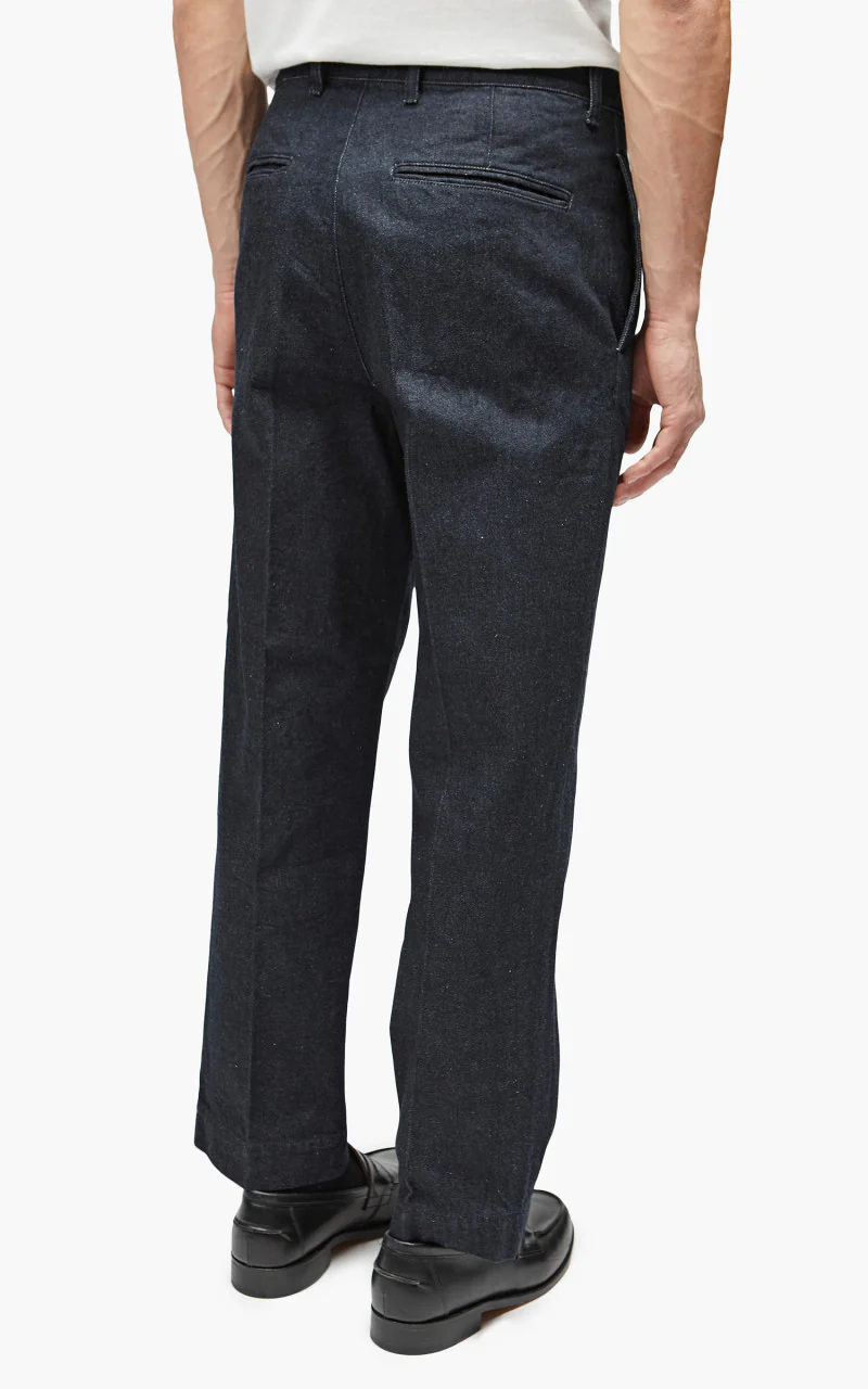 YLÈVE 13.5oz Denim Trousers Indigo - Image 6