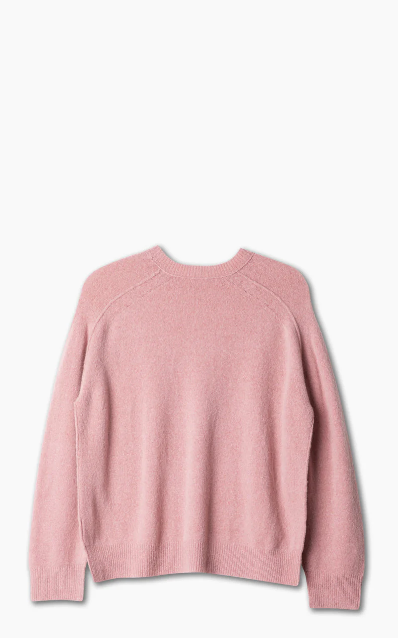 YLÈVE Wool Boucle Knit Pullover Pink - Image 3