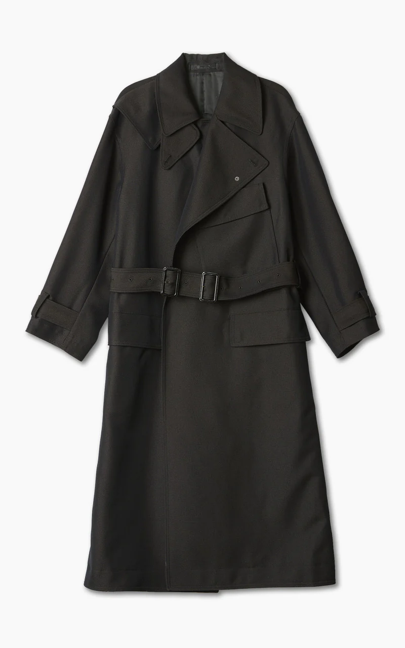 Yoke Motorcycle Coat Dark Navy