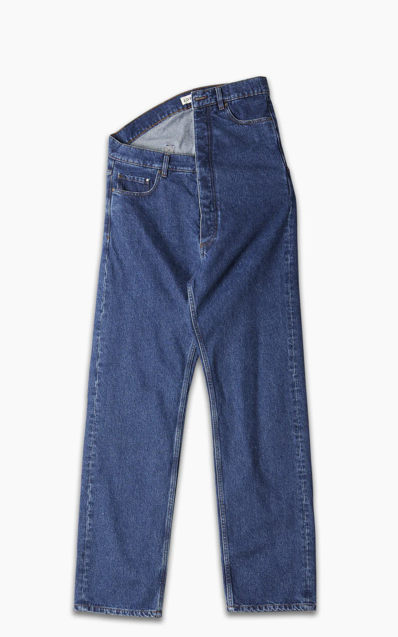 Y/Project Classic Asymmetric Waist Jeans Navy